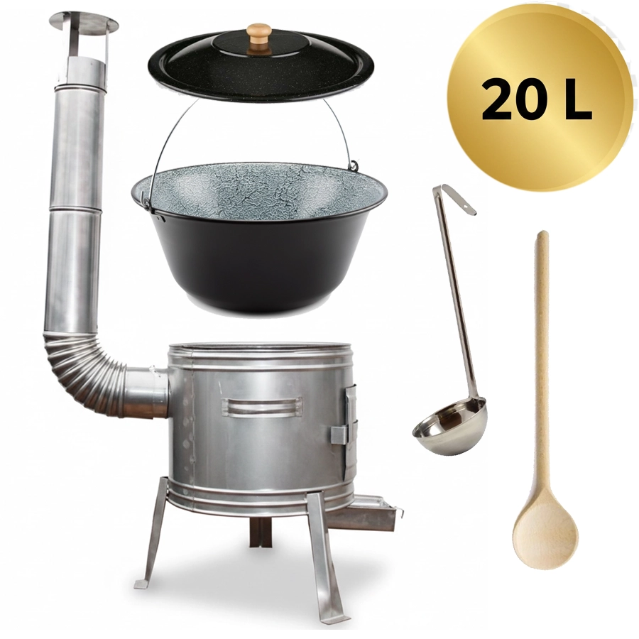 Kotlíková súprava smalt 20 l Lux